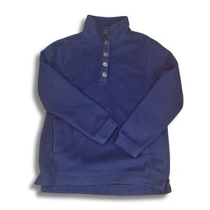 J. Crew Deep Blue Fleece Top